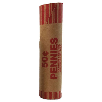 Iconex™ Preformed Tubular Coin Wrappers, Dimes, $5, 1000 Wrappers-carton freeshipping - TVN Wholesale
